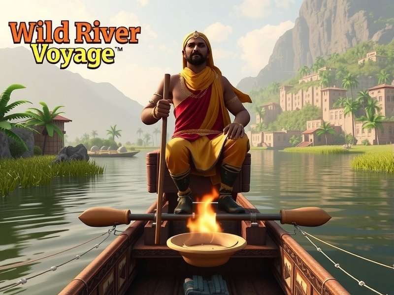 Wild River Voyage gameplay screenshot showing river navigation